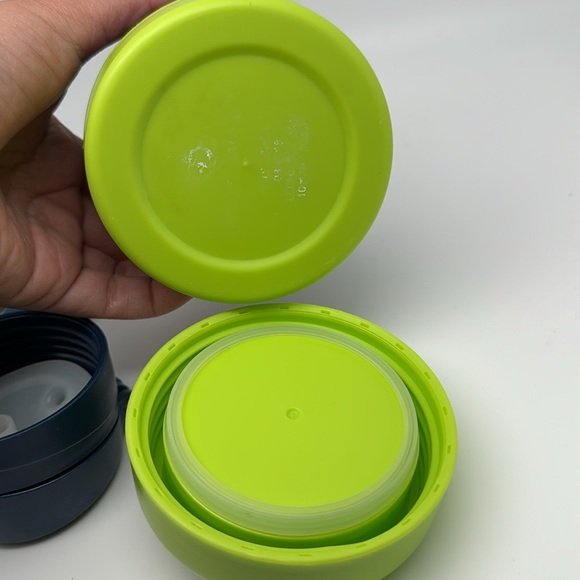 Pottery Barn Kids Mackenzie Water Bottle and Hot & Cold Container Blue Green - Picture 7 of 7